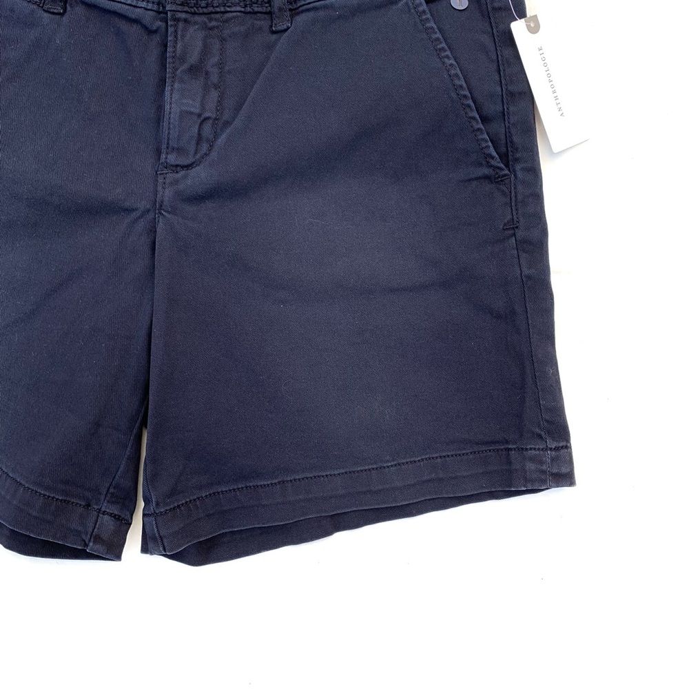 Anthropologie NEW Pilcro and the Letterpress Navy Blue Chino Shorts size 27 - Picture 7 of 15